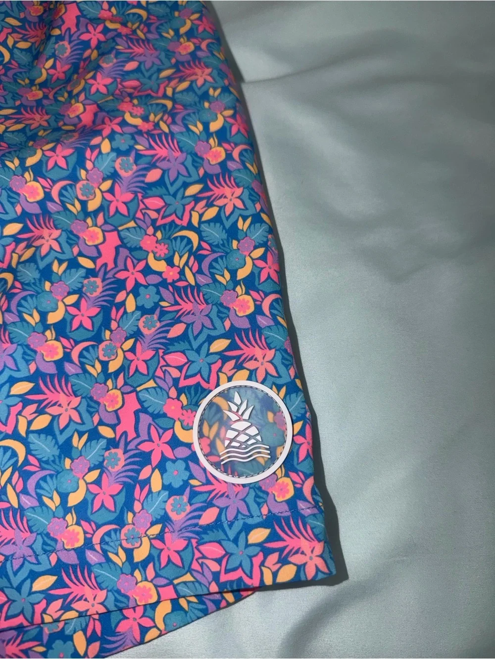 Chubbies Men’s Classic Swim Trunks The Spades Blue Floral